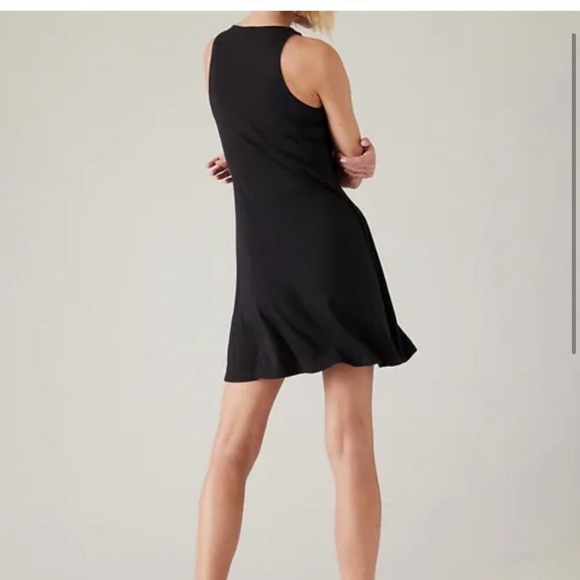 Like new- ATHLETA -Black Sleeveless Santorini Thera Dress - Picture 10 of 10